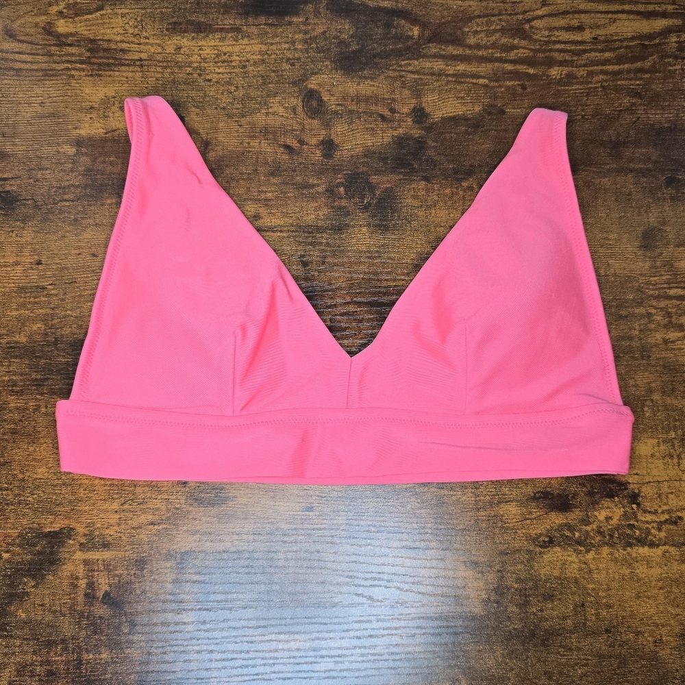 Aerie Neon Pink‎ Bikini Top Size Medium